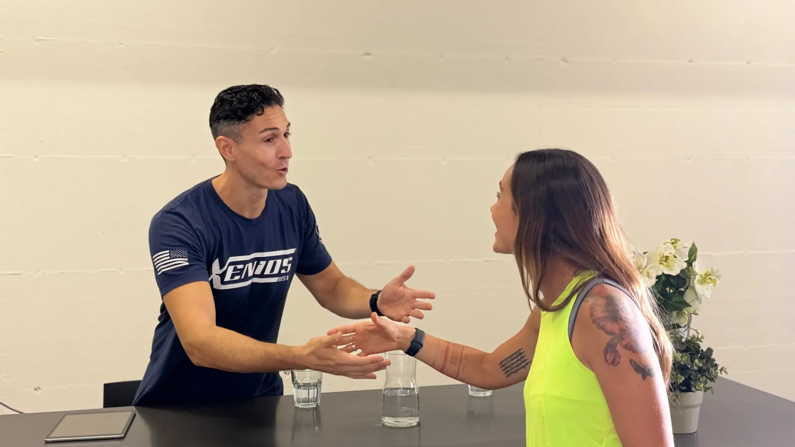 Coach APEC in conversazione con una cliente